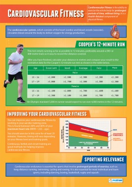 Cardiovascular Fitness - Laminated A1 Poster
